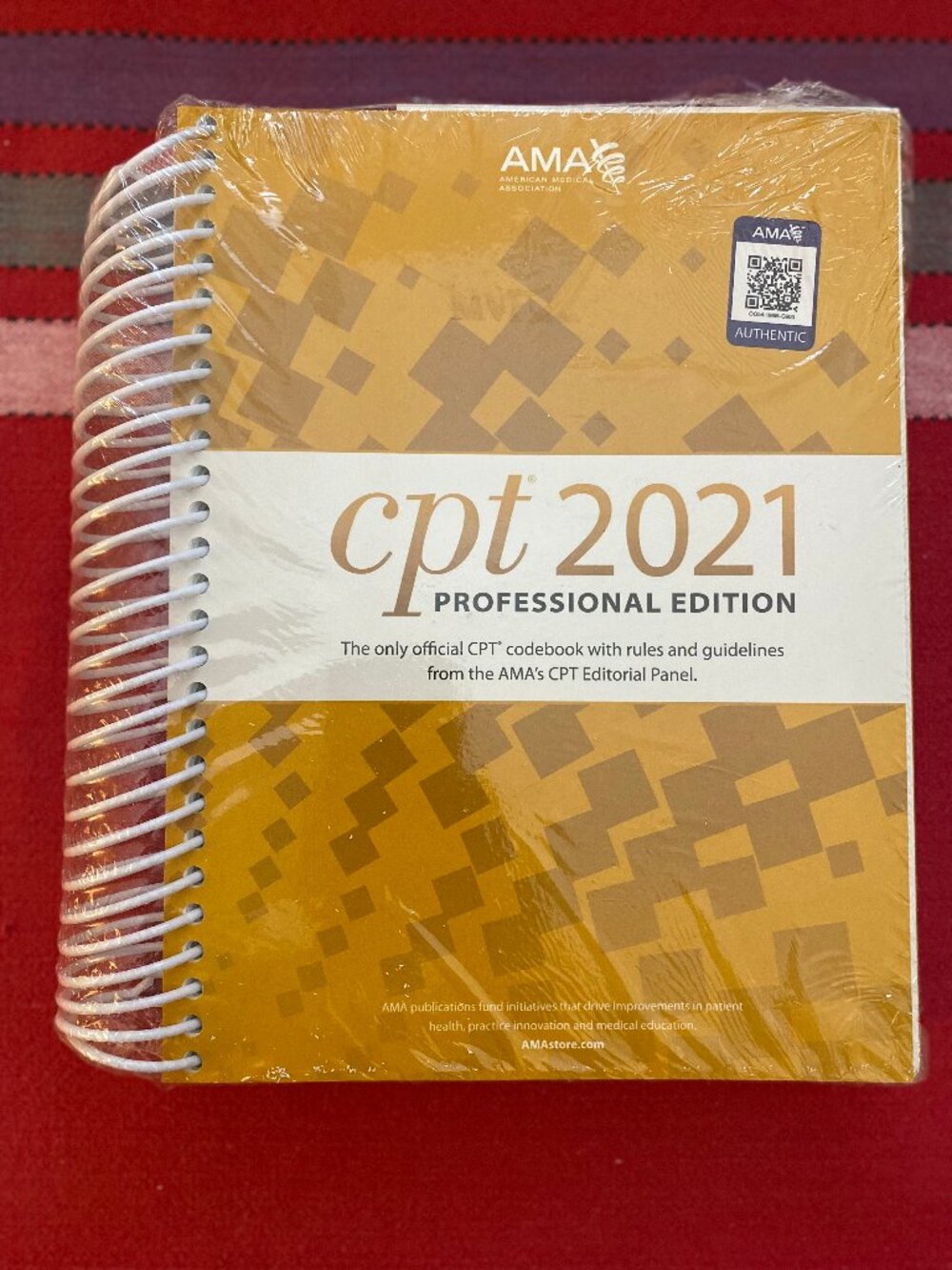 AMA CPT 2021 Professional Edition Spiral Bound Book NEW